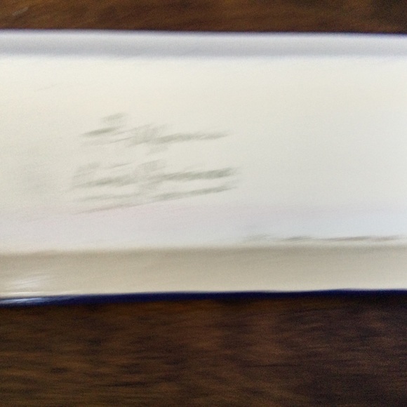 Alfareria Luis Jimenez Hand Painted Spain Blue Ceramic Tray 11"x3" - Picture 7 of 12